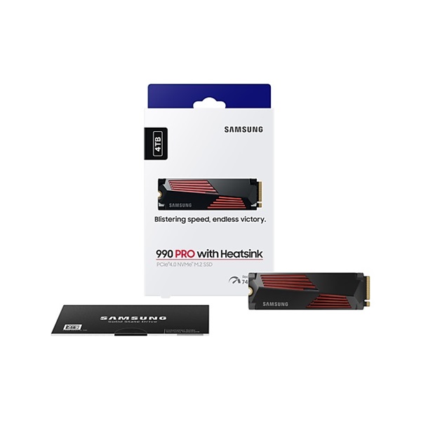 Samsung 4TB M.2 2280 NVMe 990 Pro with Heatsink SSD
