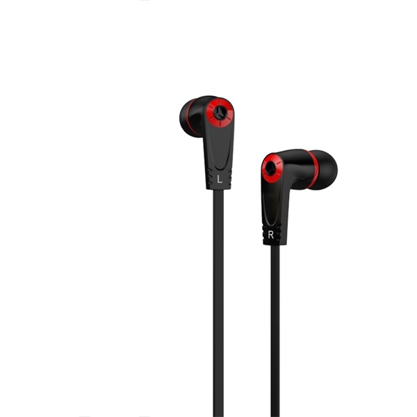 IRIS G-13 mikrofonos fülhallgató fekete-piros