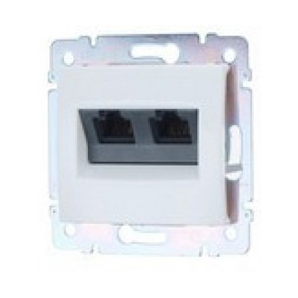 Legrand 774239 Valena fehér 2xRJ45 LCS2 Cat5e UTP aljzat Legrand 774239 Valena fehér 2xRJ45 LCS2 Cat5e UTP aljzat