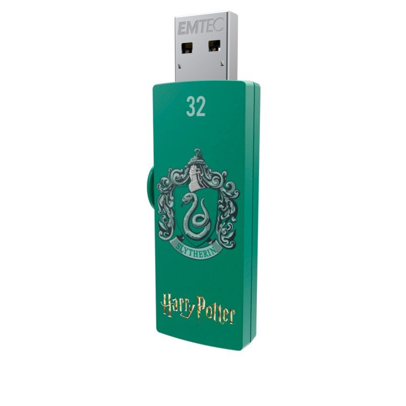 Pen Drive 32GB Emtec Harry Potter Slytherin USB 2.0 (UE32GHPS)