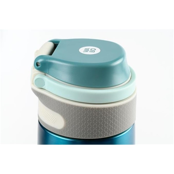 Wabo Fliptop Thermal acél termosz kék 350ml (WTF-350-K) Wabo Fliptop Thermal acél termosz kék 350ml (WTF-350-K)