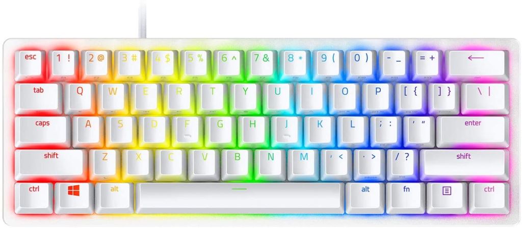 Razer Huntsman Mini Mercury US billentyűzet fehér (RZ03-03390300-R3M1) Razer Huntsman Mini Mercury US billentyűzet fehér (RZ03-03390300-R3M1)