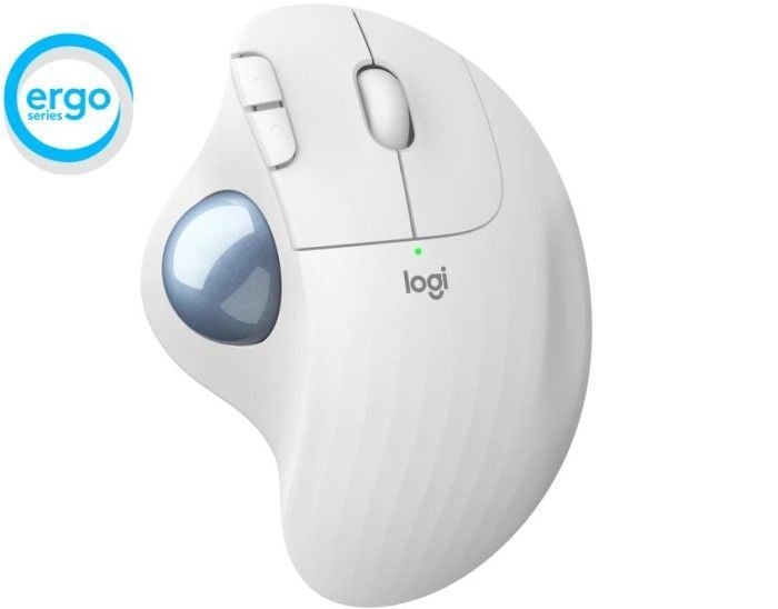 Logitech 910-006438 ERGO M575 vezeték nélküli hanyattegér üzleti használatra fehér Logitech 910-006438 ERGO M575 vezeték nélküli hanyattegér üzleti használatra fehér
