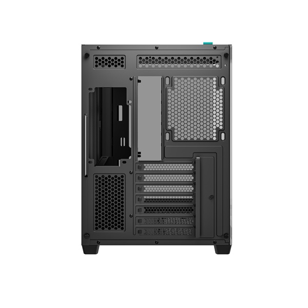 DeepCool CG530  Fekete  ablakos  venti nélkül  BTF ATX   Számítógépház   