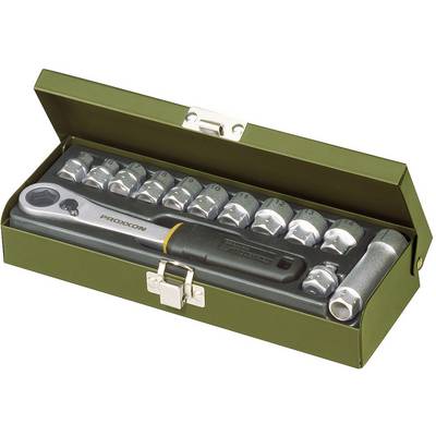 Proxxon 13 részes racsnis dugókulcs készlet, racsnis krova készlet 5,5mm - 14mm között 6,3mm (1/4”) hajtáshoz