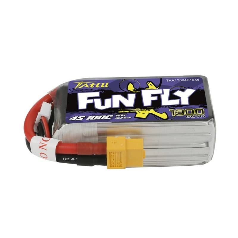 Tattu Funfly 1300mAh 14.8V 100C 4S1P akkumulátor (TAA13004S10X6) Tattu Funfly 1300mAh 14.8V 100C 4S1P akkumulátor (TAA13004S10X6)