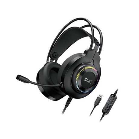 Genius HS-GX580U Gamer headset Fekete Genius HS-GX580U Gamer headset Fekete