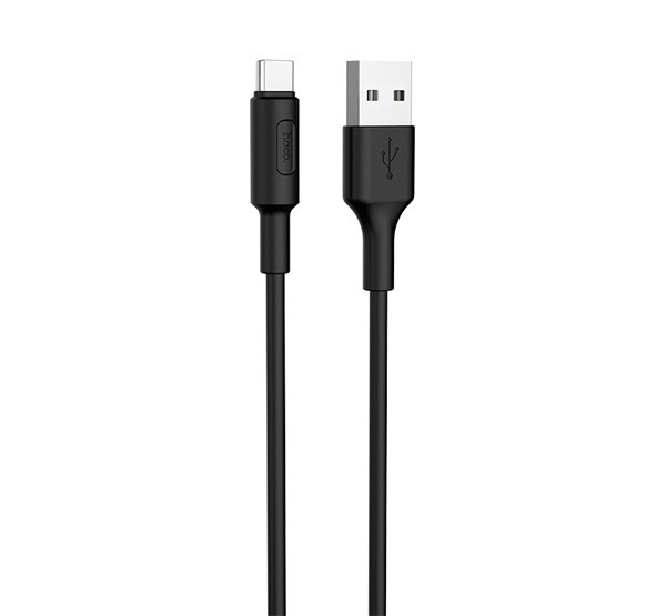 HOCO X25 adatkábel és töltő (USB - Type-C, gyorstöltés támogatás, 100cm) FEKETE (X25_TYPE_1M_B) HOCO X25 adatkábel és töltő (USB - Type-C, gyorstöltés támogatás, 100cm) FEKETE (X25_TYPE_1M_B)