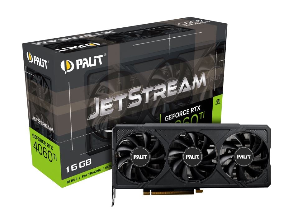 Palit GeForce RTX 4060 Ti 16GB DDR6 JetStream Videókártya