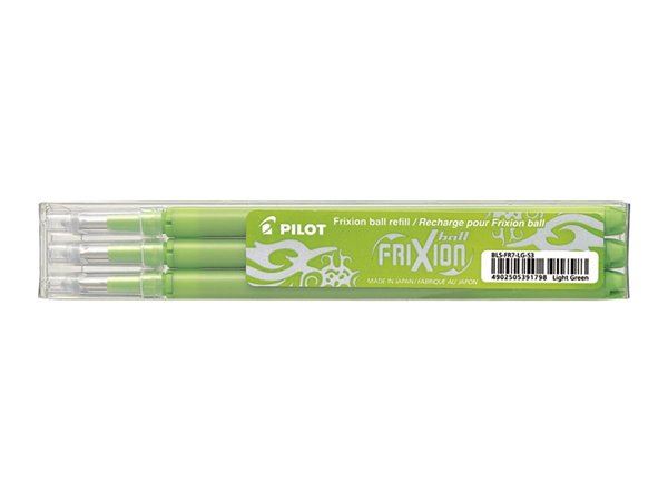 Pilot FriXion Ball 3 darabos betétszett közepes heggyel világoszöld (BLS-FR-7-LG-S3) Pilot FriXion Ball 3 darabos betétszett közepes heggyel világoszöld (BLS-FR-7-LG-S3)