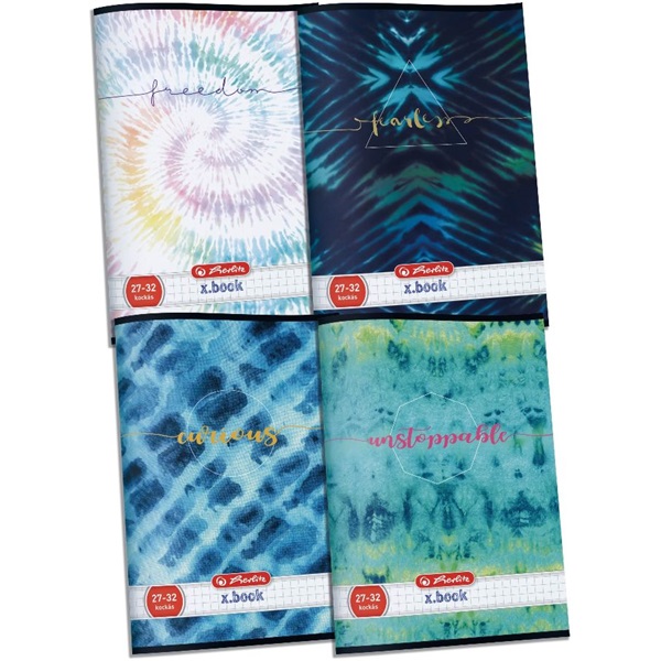 Herlitz Batik A5 27-32 kockás füzet Herlitz Batik A5 27-32 kockás füzet