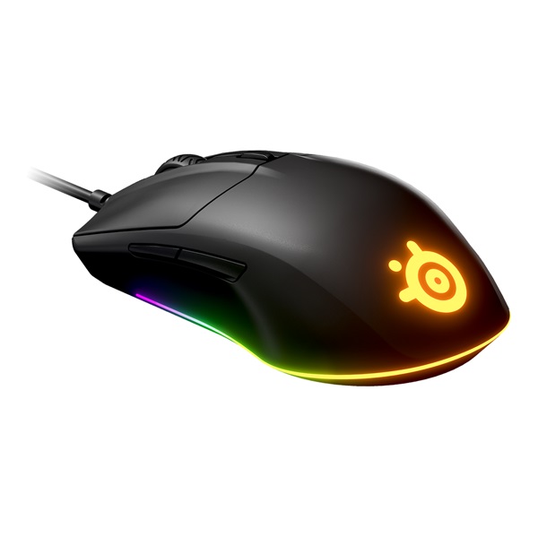 SteelSeries Rival 3 fekete optikai gamer egér SteelSeries Rival 3 fekete optikai gamer egér