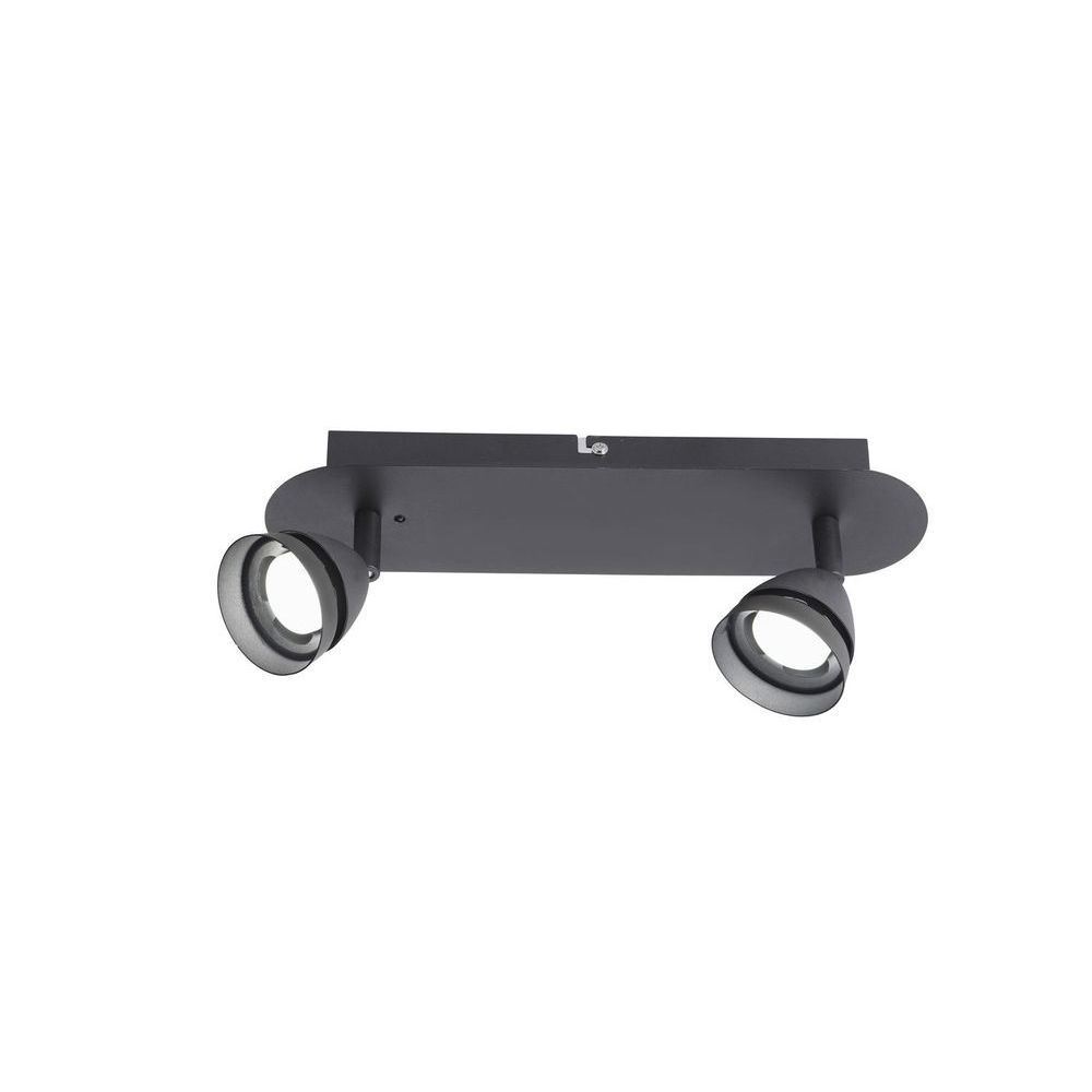 Trio 850010232 Gemini spot 2-es mennyezeti lámpa fekete