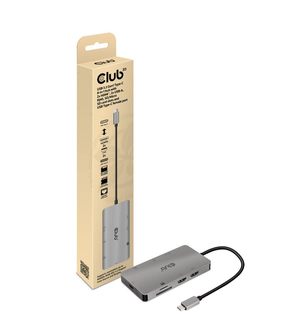 CLUB3D univerzális dokkoló állomás USB 3.2 gen 1 Type-C (CSV-1593)