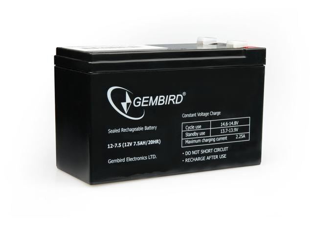 Gembird BAT-12V7.5AH 12V 7.5AH csere akkumulátor  