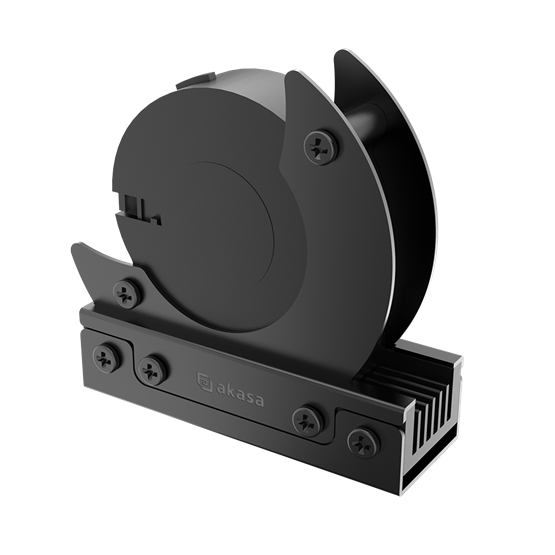 Akasa A-M2HS03-BK Gecko M.2 NVMe PCIe & SATA hűtő