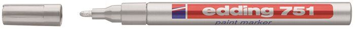 EDDING "751" lakkmarker 1-2 mm ezüst (TED75112)