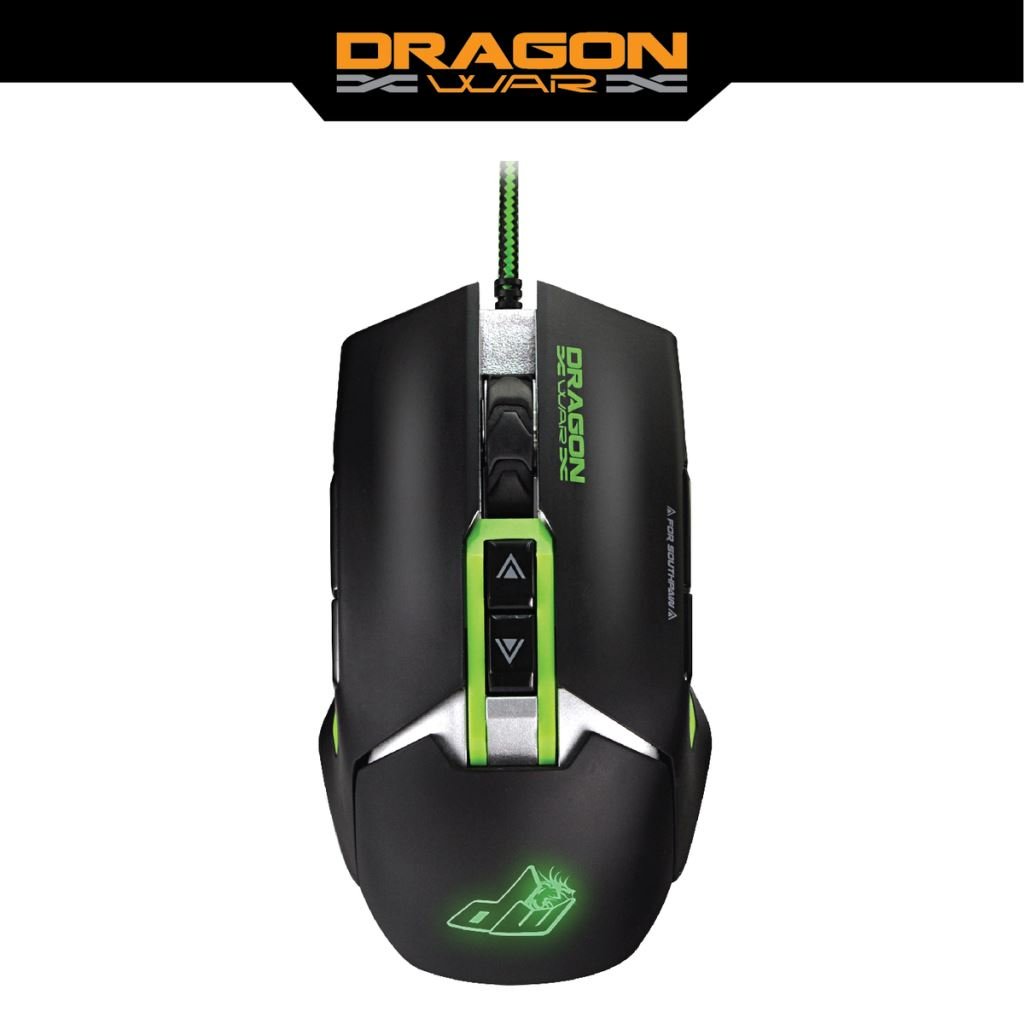 Dragon War G18 S.W.A.P Gaming optikai egér fekete-zöld (ELE-G18) Dragon War G18 S.W.A.P Gaming optikai egér fekete-zöld (ELE-G18)