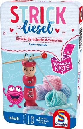 Schmidt Strickliesel - fonalas horgoló fémdobozban (51604) Schmidt Strickliesel - fonalas horgoló fémdobozban (51604)