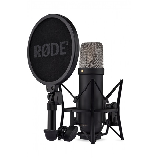 RODE NT1 GEN5 nagymembrános kondenzátor stúdió mikrofon csomag XLR és USB csatlakozásokkal, fekete (NT1GEN5B)