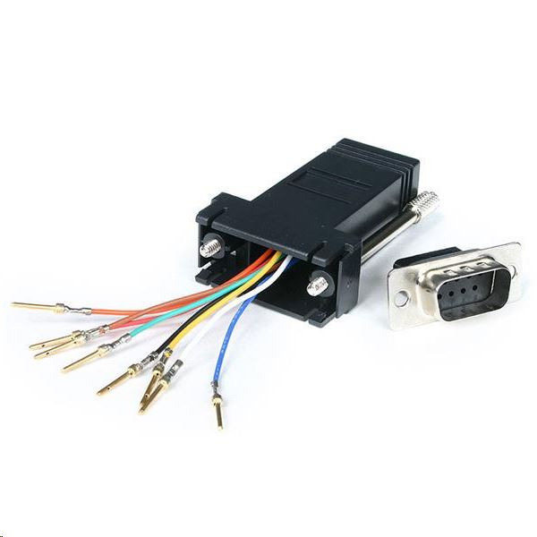 StarTech.com Soros DB9 -> RJ45 átalakító fekete (GC98MF)