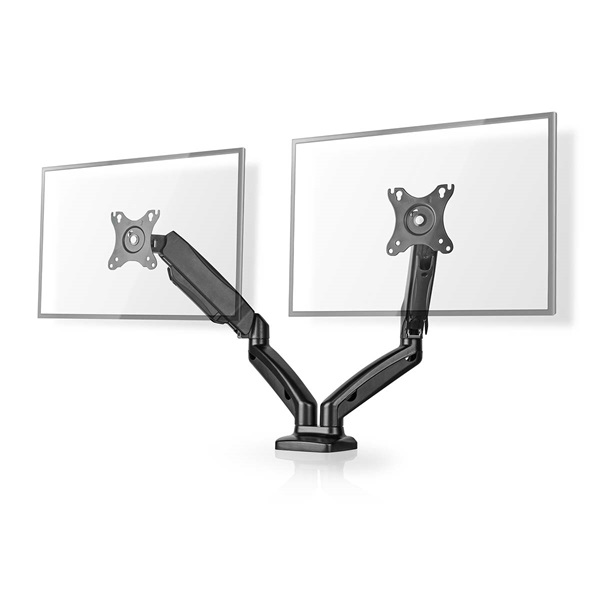 NEDIS MMDOSGS110BK  dupla  15-32"  gázrugós asztali monitor tartó