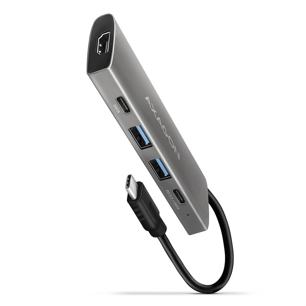 Axagon HMC-5G2 SuperSpeed négyportos USB-C HUB Axagon HMC-5G2 SuperSpeed négyportos USB-C HUB