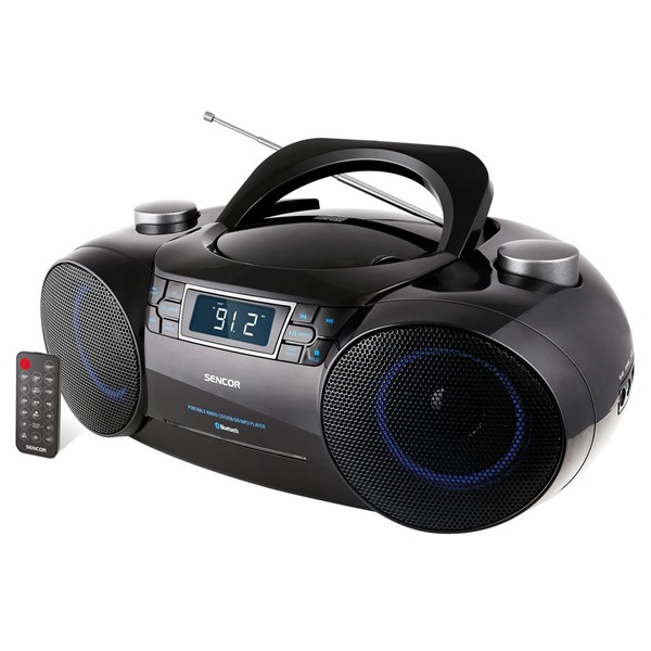 Sencor SPT 4700 FM rádió CD/BT/MP3/SD/USB/AUX fekete