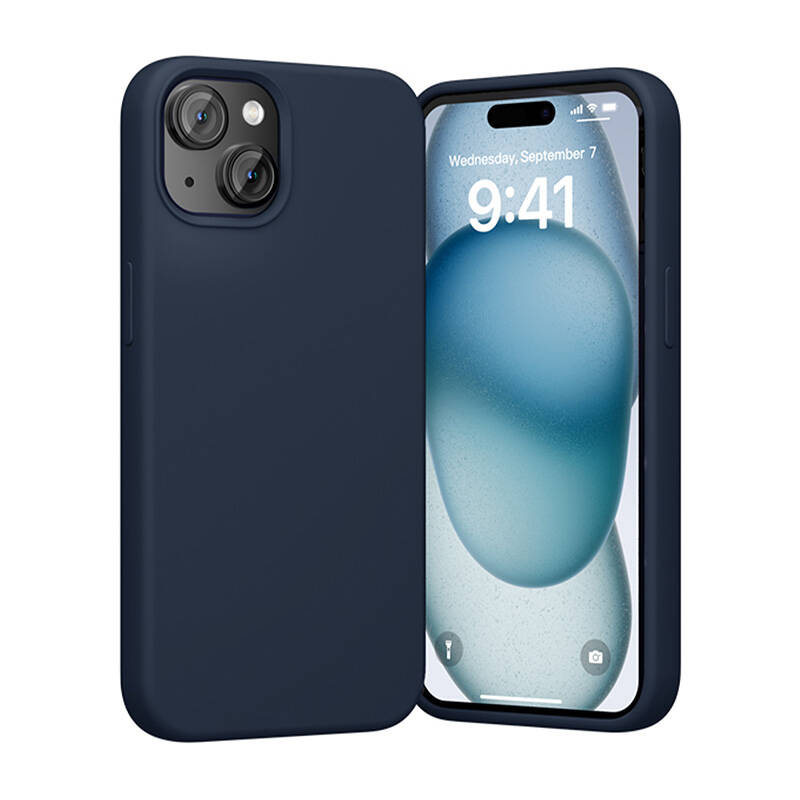 Vention KUFL0-20 szilikon tok iPhone 15 Plus készülékhez (kék)