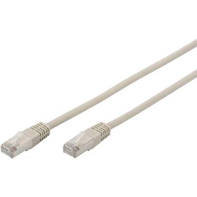RJ45 Hálózat Csatlakozókábel CAT 5e F/UTP 2.00 m Szürke sodort érpár Digitus RJ45 Hálózat Csatlakozókábel CAT 5e F/UTP 2.00 m Szürke sodort érpár Digitus