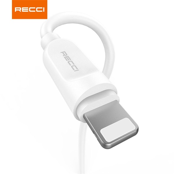 Recci RCL-P200W 2m Lightning - USB fehér adat- és töltőkábel Recci RCL-P200W 2m Lightning - USB fehér adat- és töltőkábel