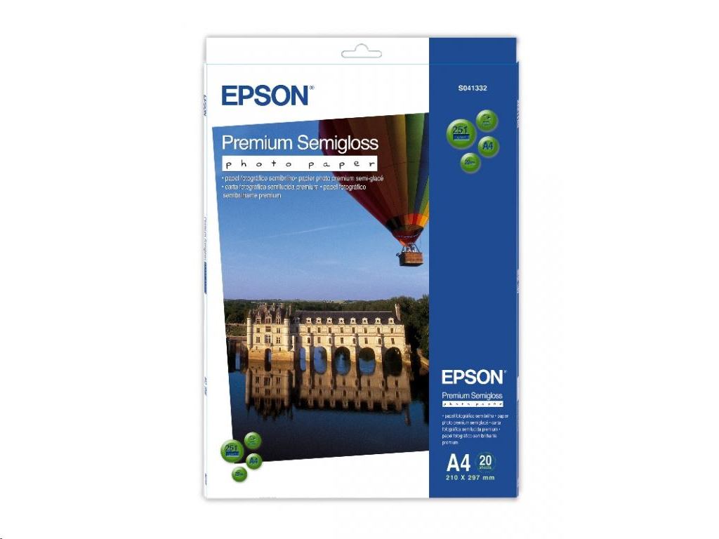 Epson fotópapír A4 Semigloss 20 lap (C13S041332) Epson fotópapír A4 Semigloss 20 lap (C13S041332)