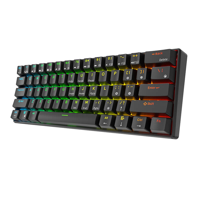 Mechanical keyboard Royal Kludge RK61 RGB, red switch (black) Mechanical keyboard Royal Kludge RK61 RGB, red switch (black)