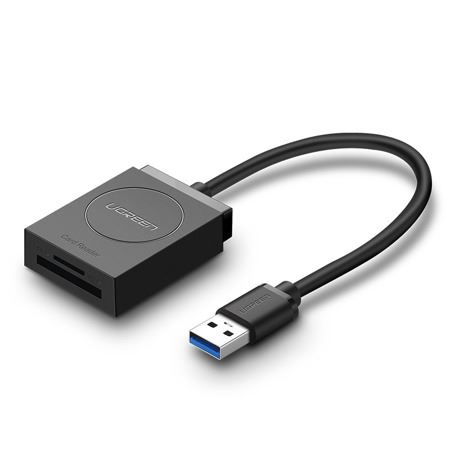 UGREEN u20250B USB adapter SD+microSD kártyaolvasó fekete UGREEN u20250B USB adapter SD+microSD kártyaolvasó fekete