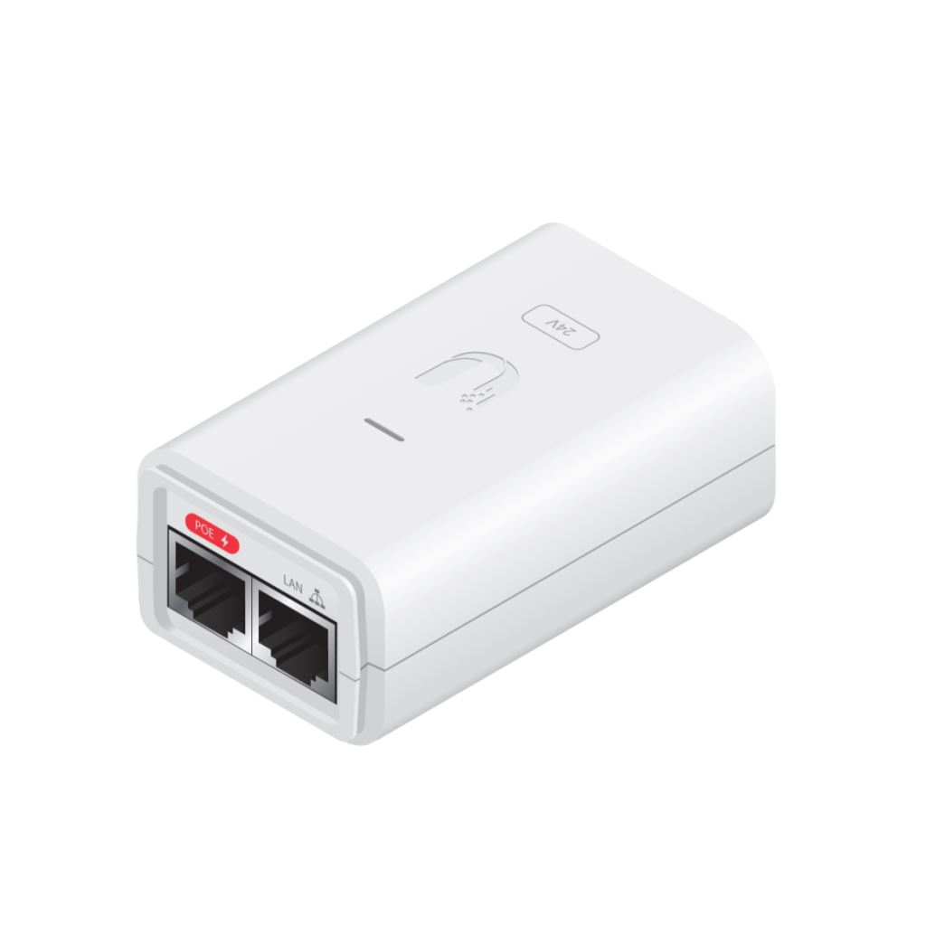 Ubiquiti PoE-24 Passive PoE Adapter (POE-24-7W-G-WH) Ubiquiti PoE-24 Passive PoE Adapter (POE-24-7W-G-WH)