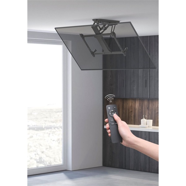 Equip  650321  32"-70"  motoros dönthető  Max.: 35kg TV Mennyezeti konzol Fekete 