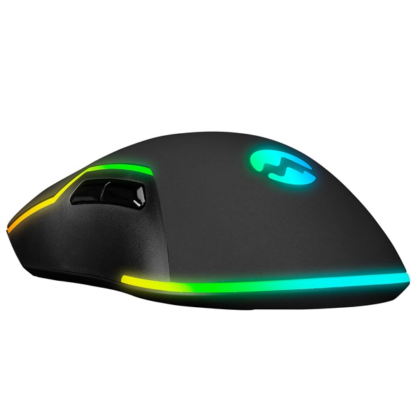 Everest   SM-G14 DUSK 7200 DPI  7gomb optikai RGB LED Gamer Egér Fekete 