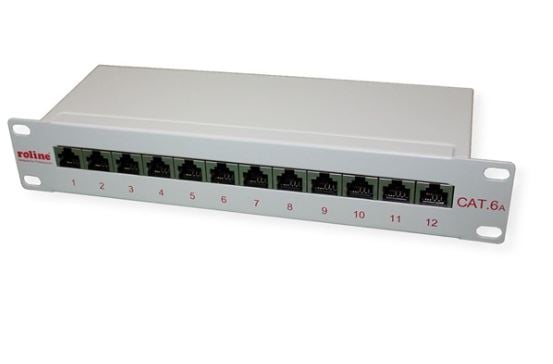 Roline 26.11.0316-5  STP patch panel CAT6a 12 port 10"