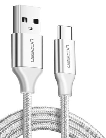 UGREEN USB-A - USB-C QC3.0 kábel 1,5m fehér (60132) UGREEN USB-A - USB-C QC3.0 kábel 1,5m fehér (60132)