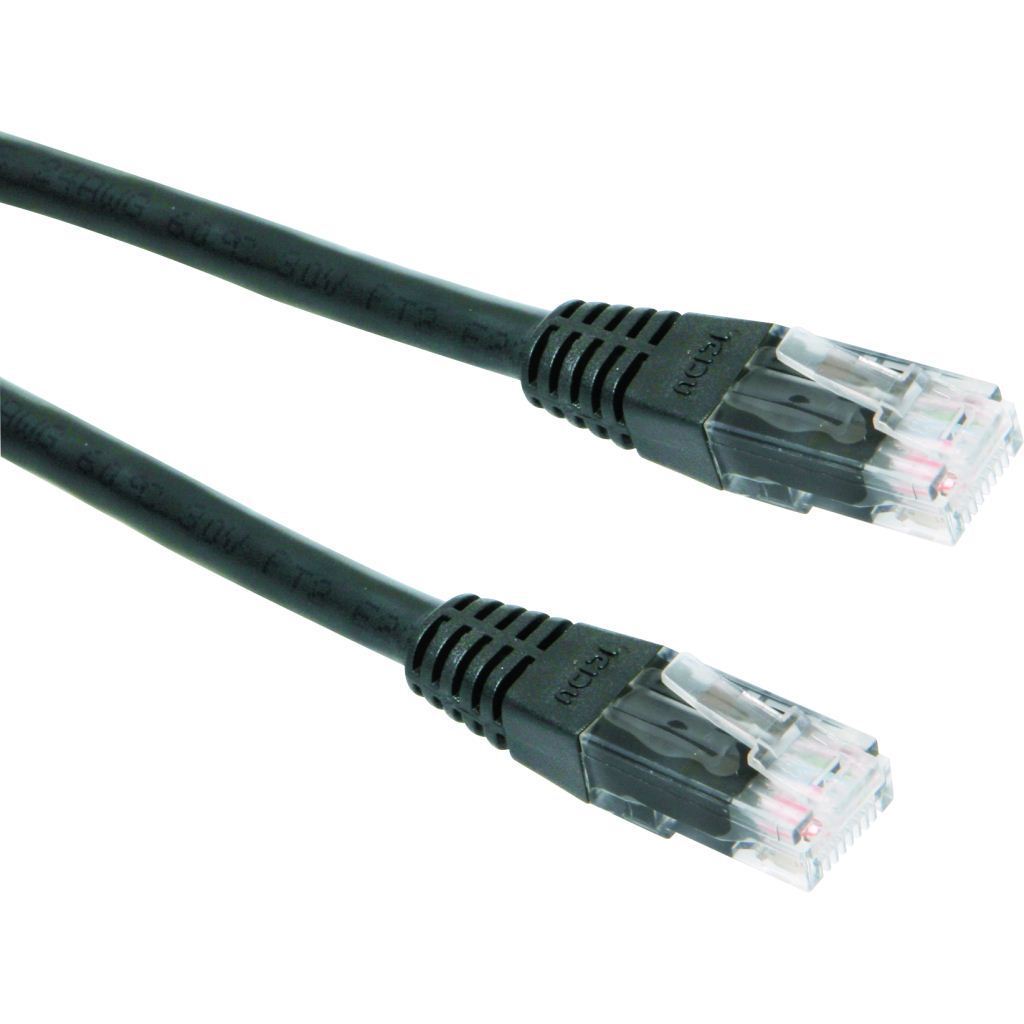 Gembird Cablexpert UTP CAT5 patch kábel fekete 3m (PP12-3M-bk) Gembird Cablexpert UTP CAT5 patch kábel fekete 3m (PP12-3M-bk)