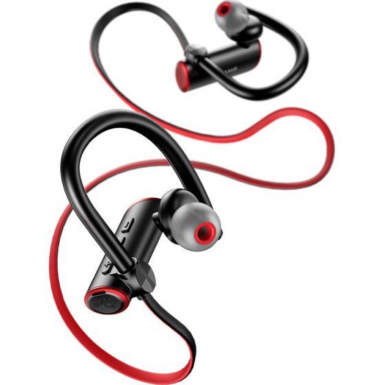 Usams BGYDEJ02 Bluetooth sport fülhallgató fekete-piros