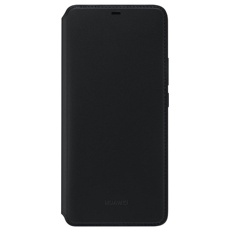 Huawei Mate 20 pro Wallet Cover flip tok fekete (51992636)