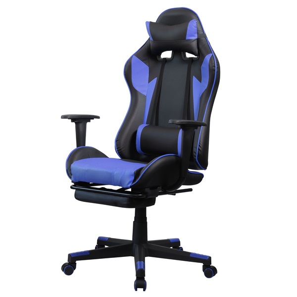 IRIS GCH204BK_FT gaming szék fekete-kék IRIS GCH204BK_FT gaming szék fekete-kék