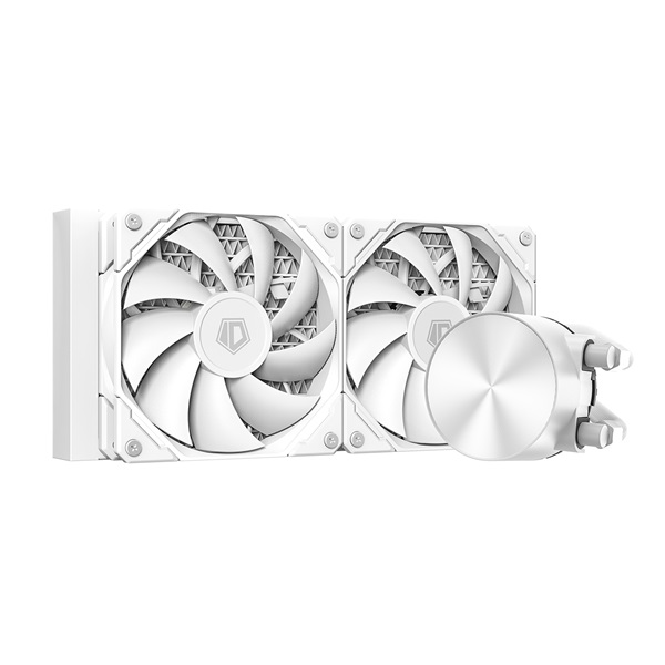 ID-Cooling FX240 PRO WHITE  25dB  max. 140,16 m3/h  2x12cm CPU Water Cooler Fehér