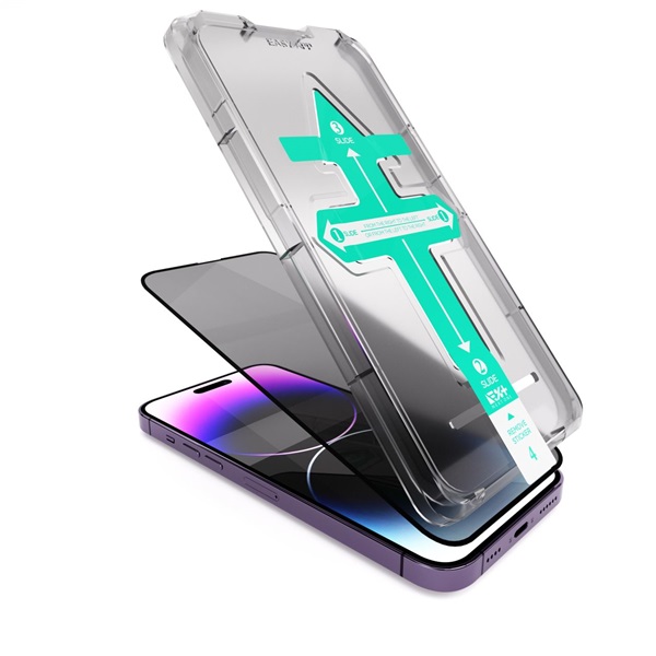 NextOne IPH-14PROMAX-PRV iPhone 14 Pro Max All-Rounder Privacy kijezővédő üvegfólia NextOne IPH-14PROMAX-PRV iPhone 14 Pro Max All-Rounder Privacy kijezővédő üvegfólia