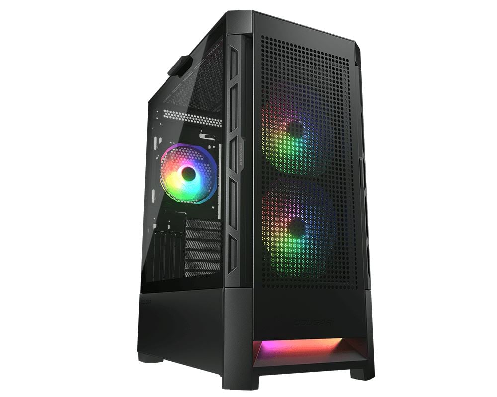 Cougar Duoface RGB táp nélküli ablakos ház fekete