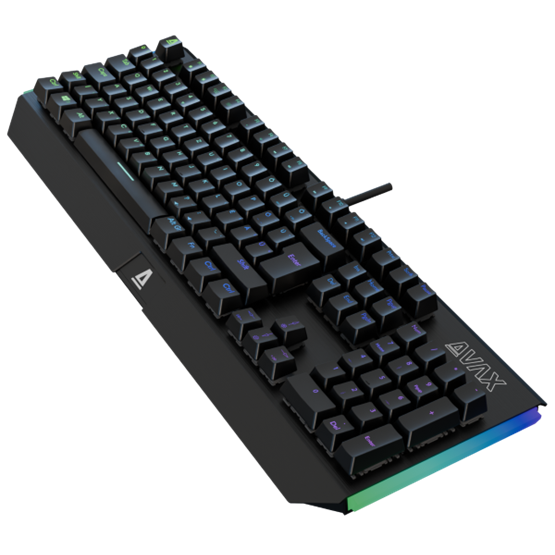 AVAX FS01 Full size mechanikus vezetékes alumínium billentyűzet Outemu barna switch