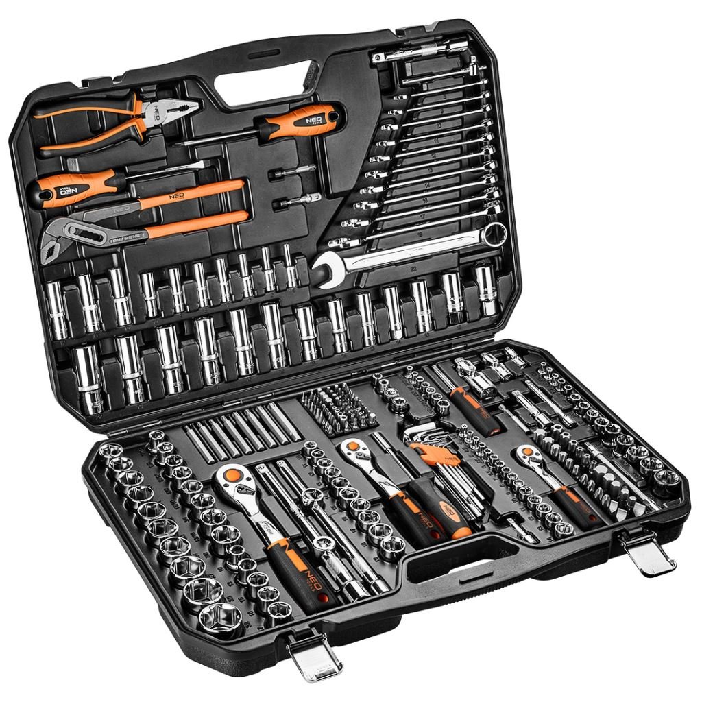 NEO Tools 10-078 Dugókulcskészlet 1/4", 3/8", 1/2", 233db  