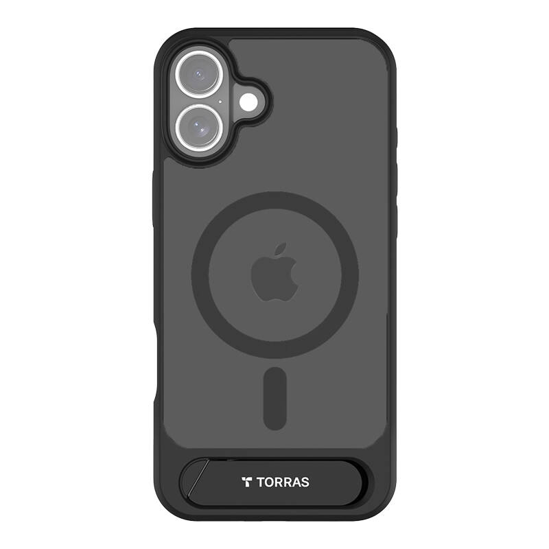 Etui Torras Pstand Series dla iPhone 16 (Czarne) Etui Torras Pstand Series dla iPhone 16 (Czarne)