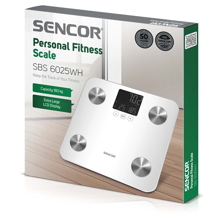 Sencor SBS 6025WH Személymérleg Sencor SBS 6025WH Személymérleg